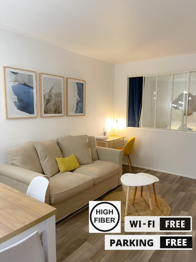 Hygge - Superbe Apt Renove Rouen Gare Avec Parking Privatif Lejlighed Eksteriør billede